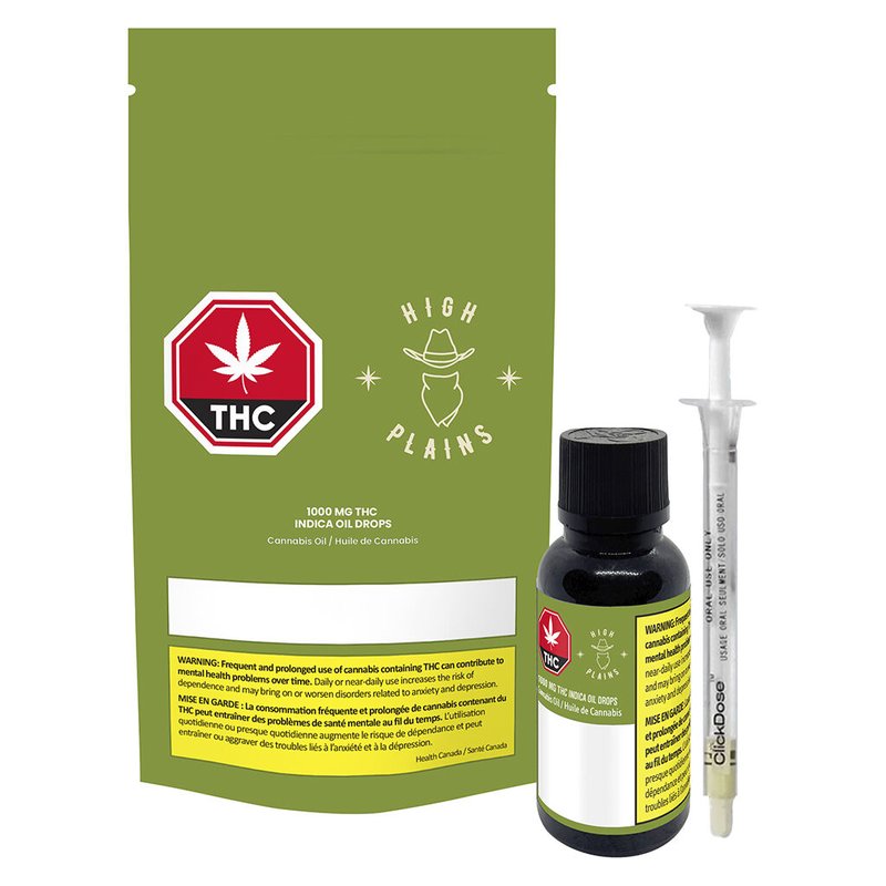 1000mg THC Indica Oil Drops